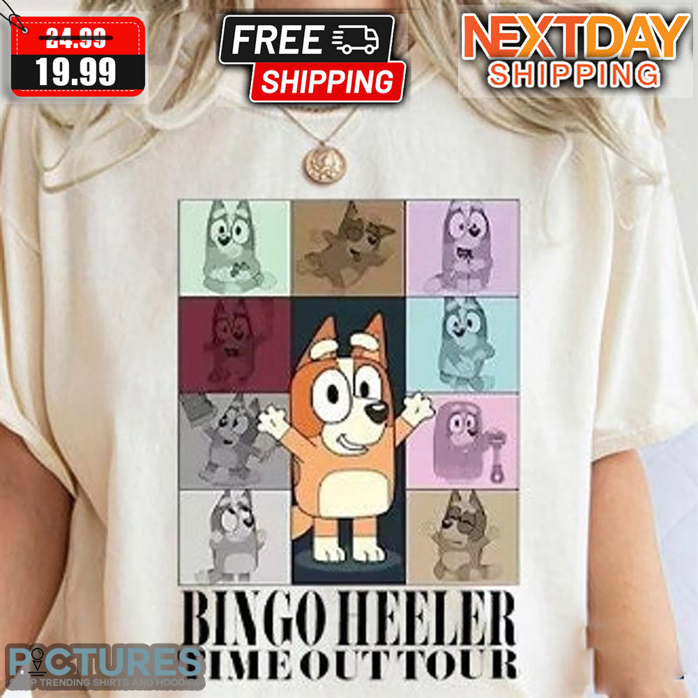 Bluey Heeler Time Out Tour Shirt