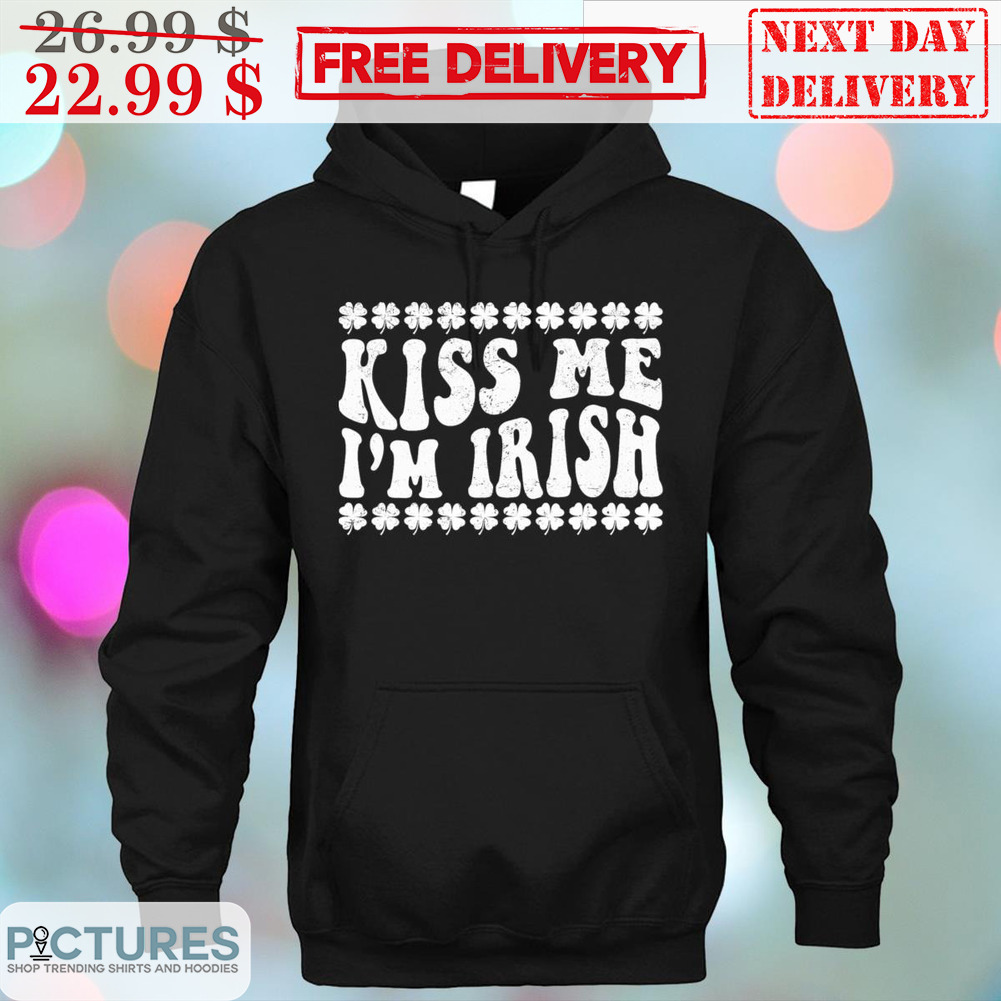 Kiss Me I'm Irish St Patrick's Day Vintage Shirt