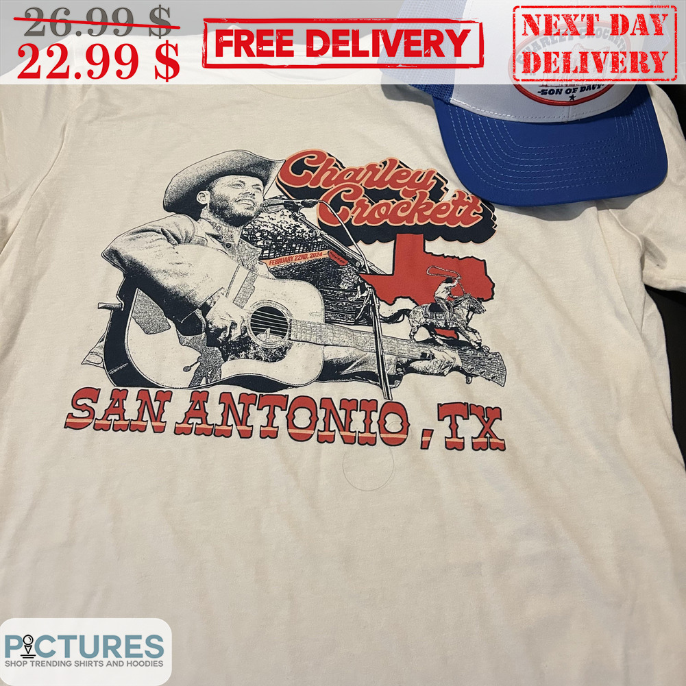 Charley Crockett San Antonio TX Country Music Shirt