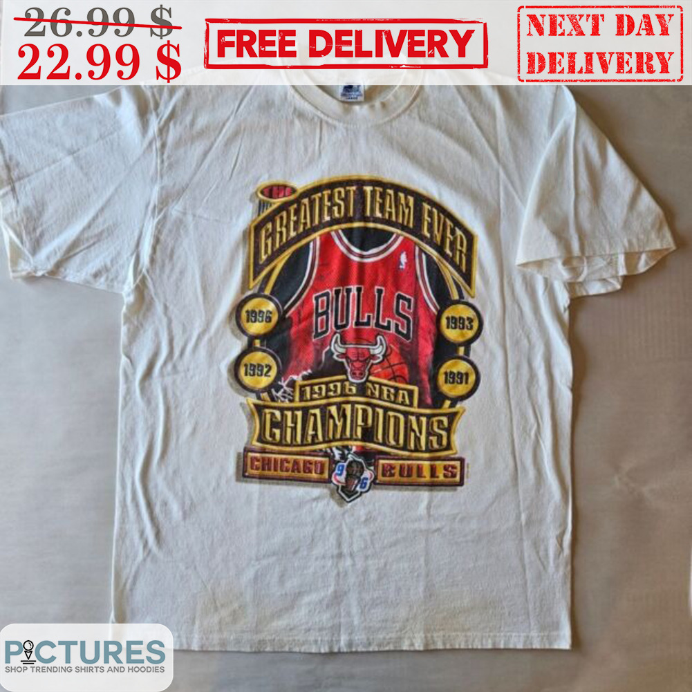 Chicago Bulls Greatest Team Ever 1996 NBA Champions Shirt