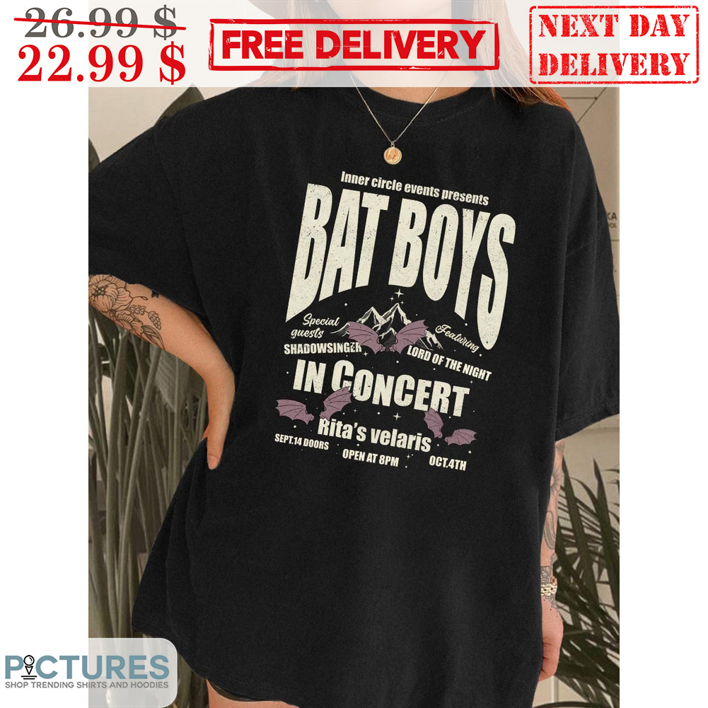 Inner Circle Events Presents Bat Boys In Concert Shirt