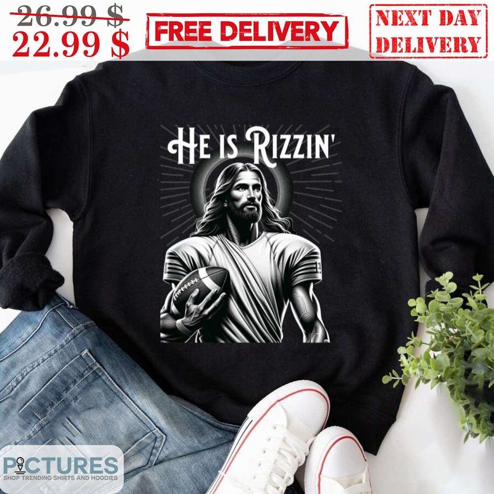 Jesus Basketball He Is Rizzin' Shirt