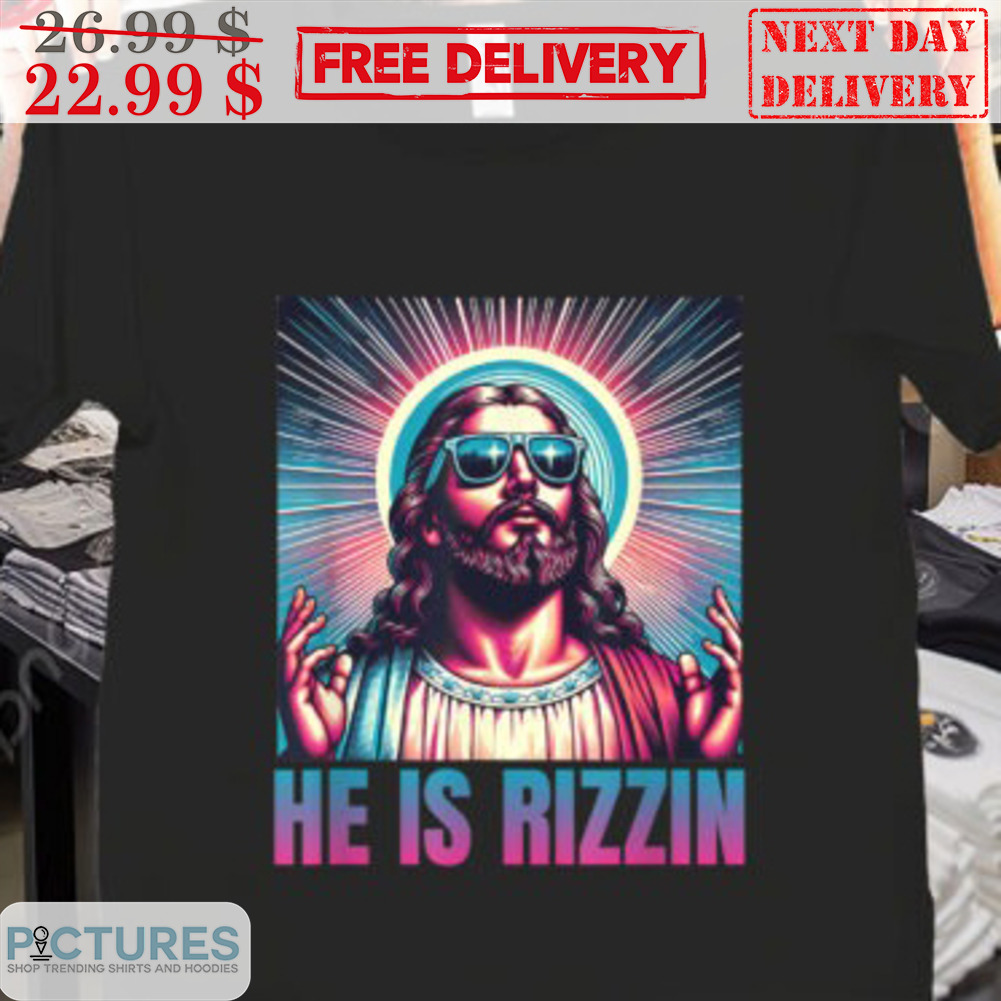 Jesus He Is Rizzin' Graphic Shirt