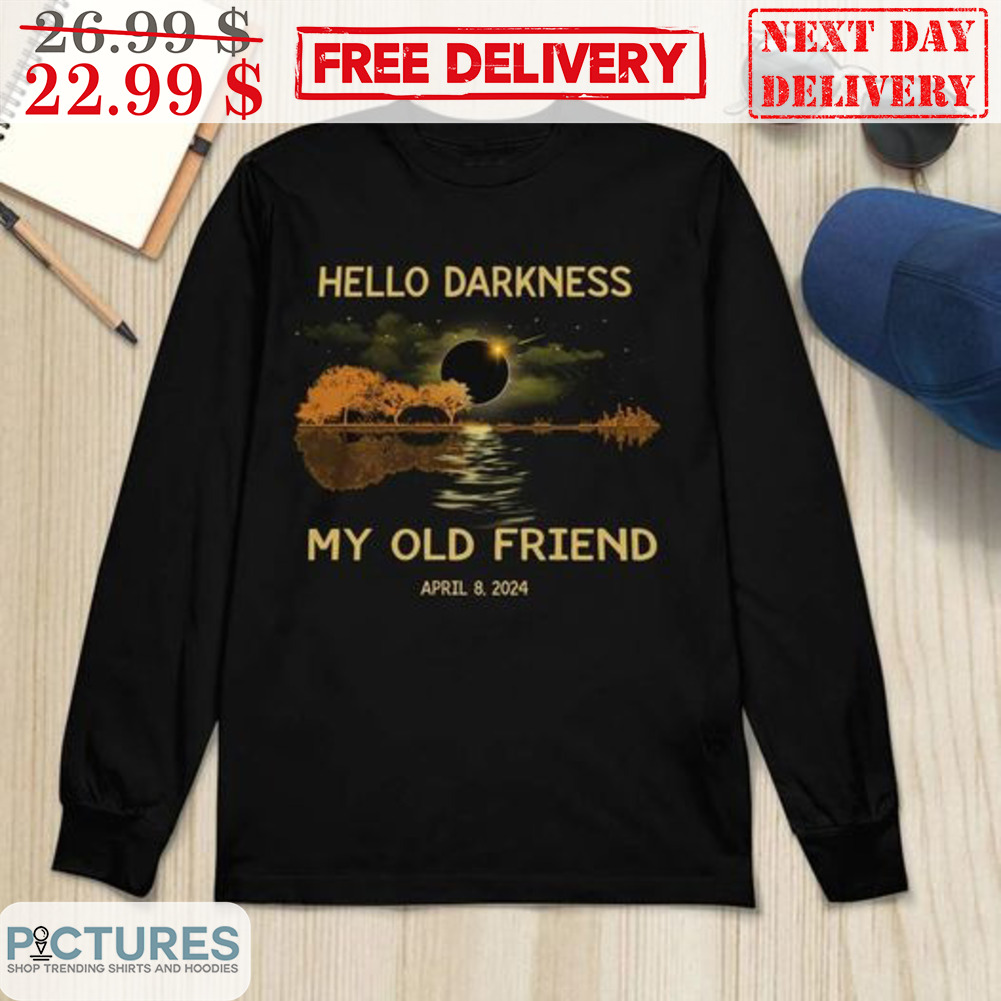 Hello Darkness My Old Friend Solar Eclipse Tour Shirt