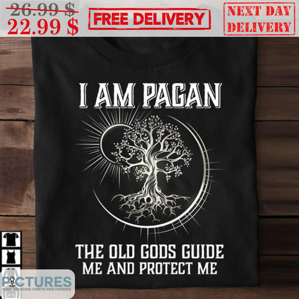 I Am Pagan The Old Gods Guide Me And Protect Me Shirt - Picturestees  Clothing LLC