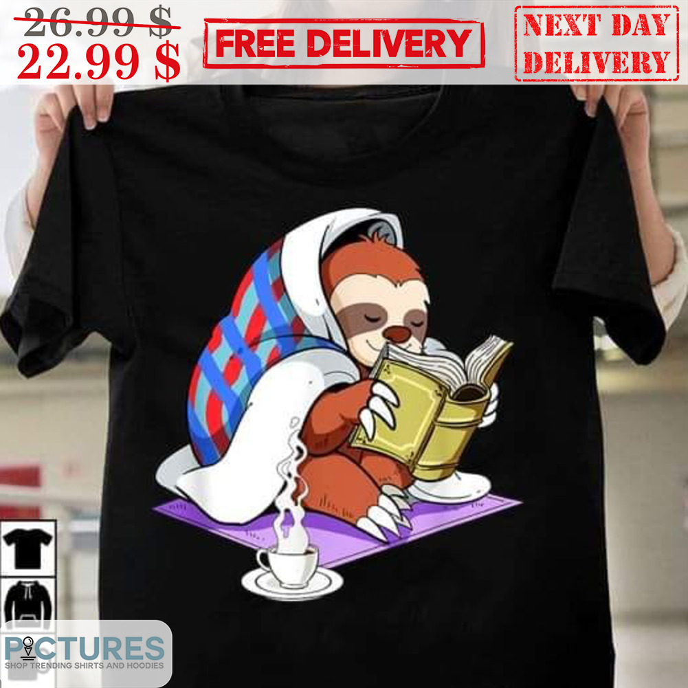 I Love Sloth Read Book Shirt