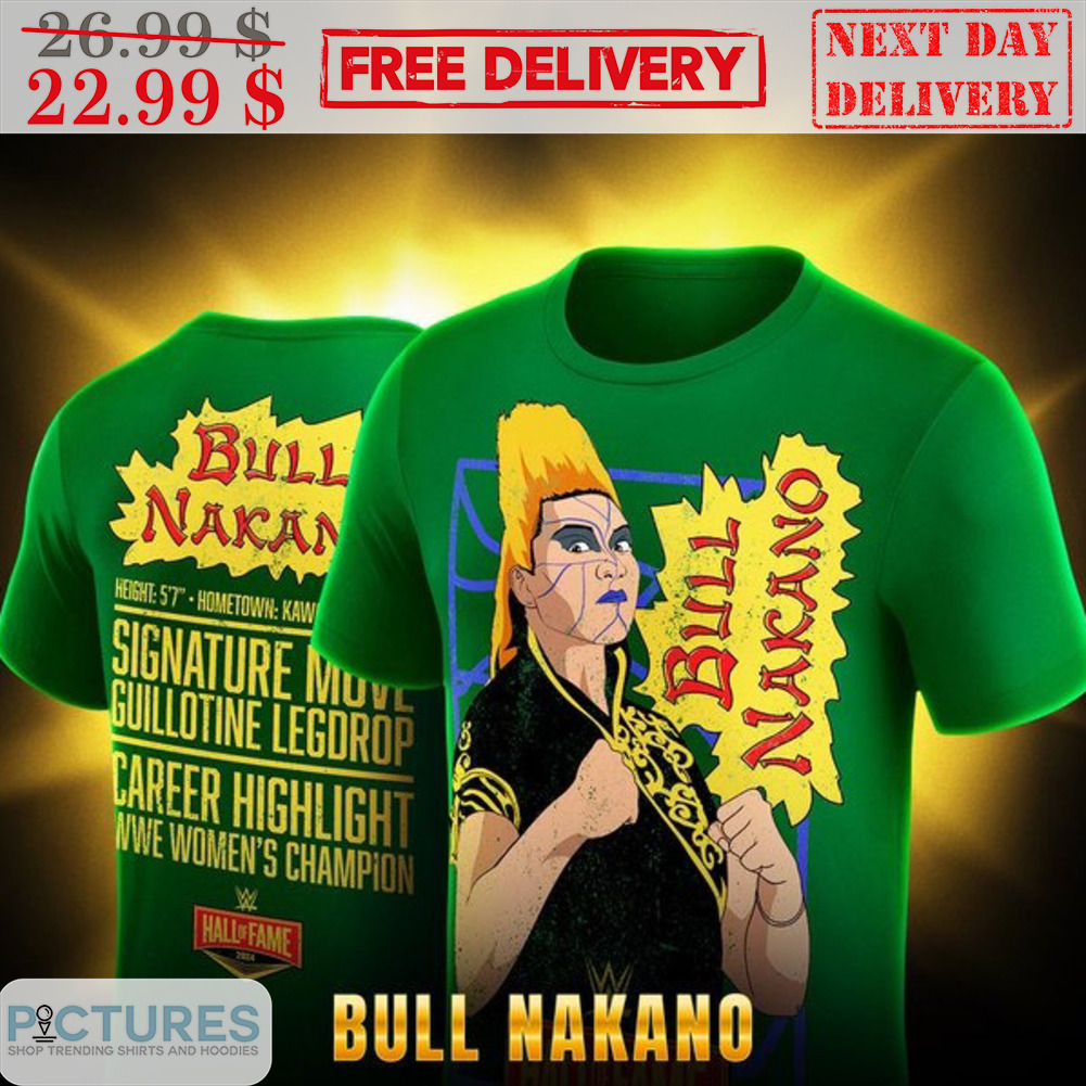 Bull Nakano Signature Move Guillotine Leg Drop Career Highlight Shirt