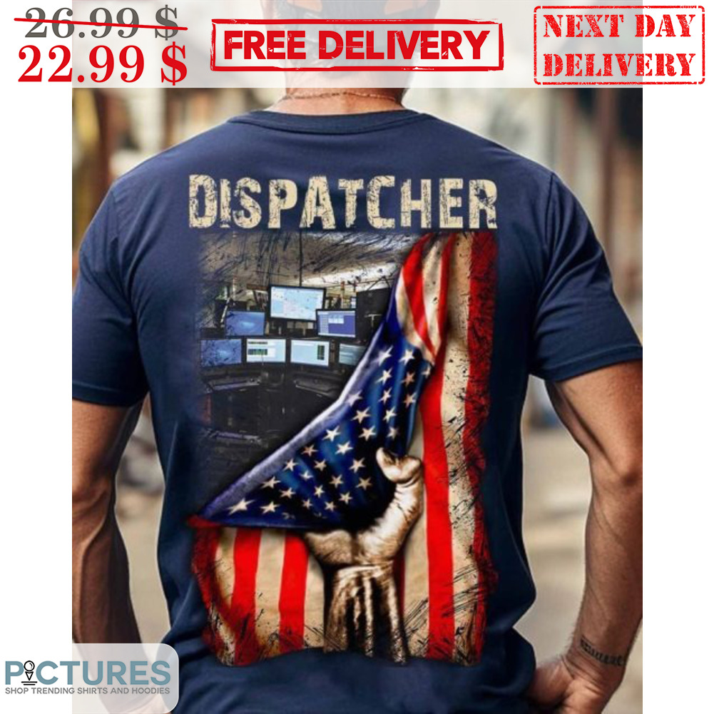 Proud Dispatcher American Flag Vintage Shirt