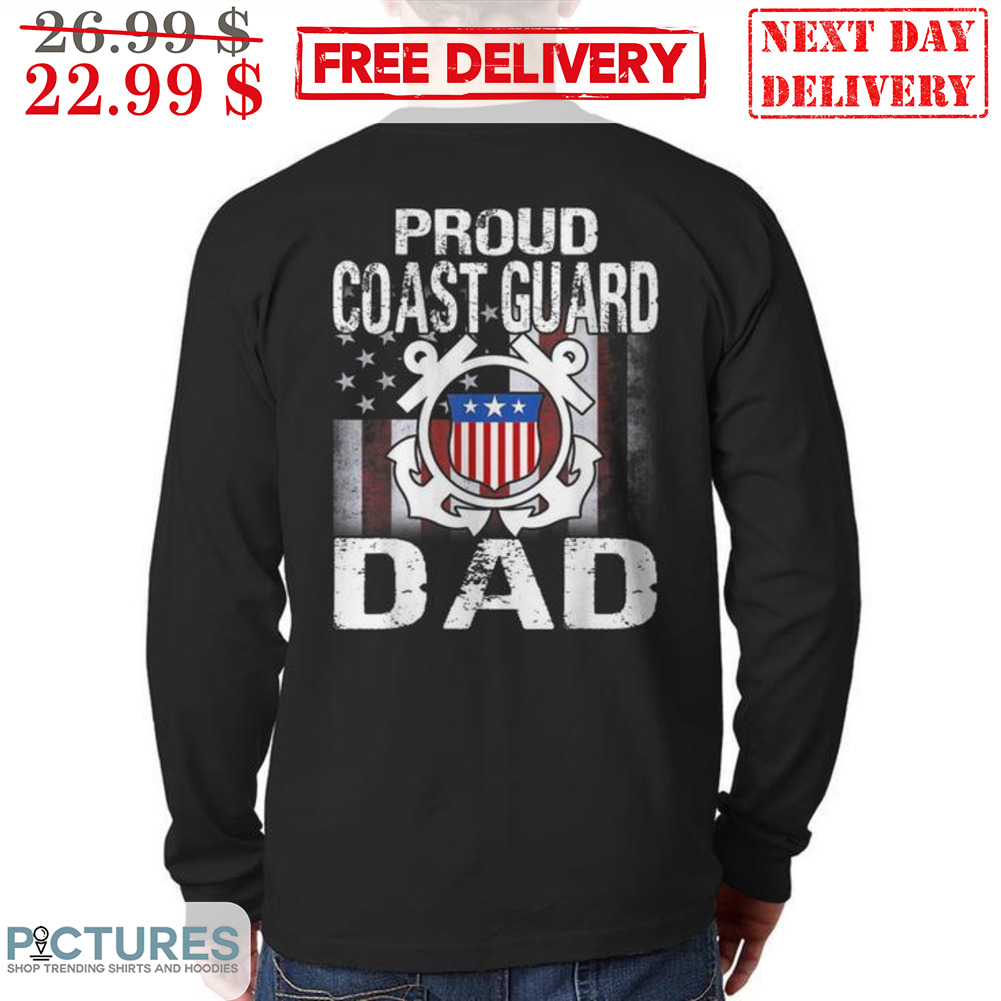 Proud Coast Guard Dad Vintage Shirt