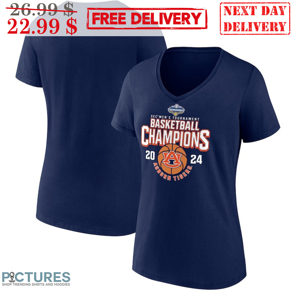 Sec Men's Tournament Basketball Champions 2024 Auburn Tigers Vintage Shirt