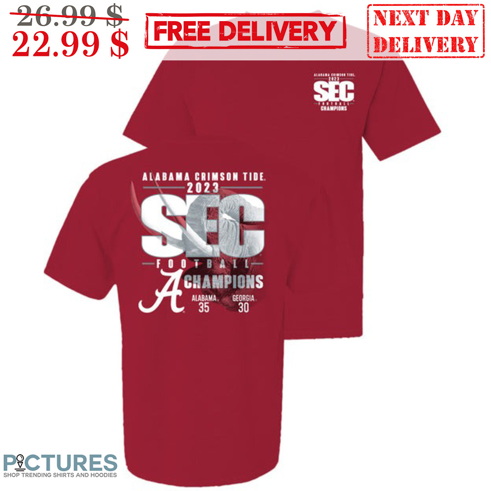 Alabama Crimson Tide 2023 Sec Football Champions Shirt