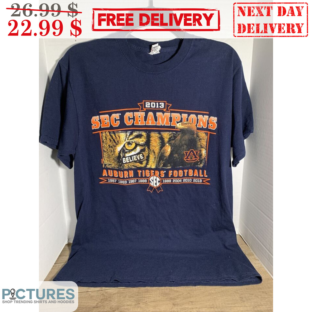2013 Sec Champions Auburn Tigers Football Champions Shirt