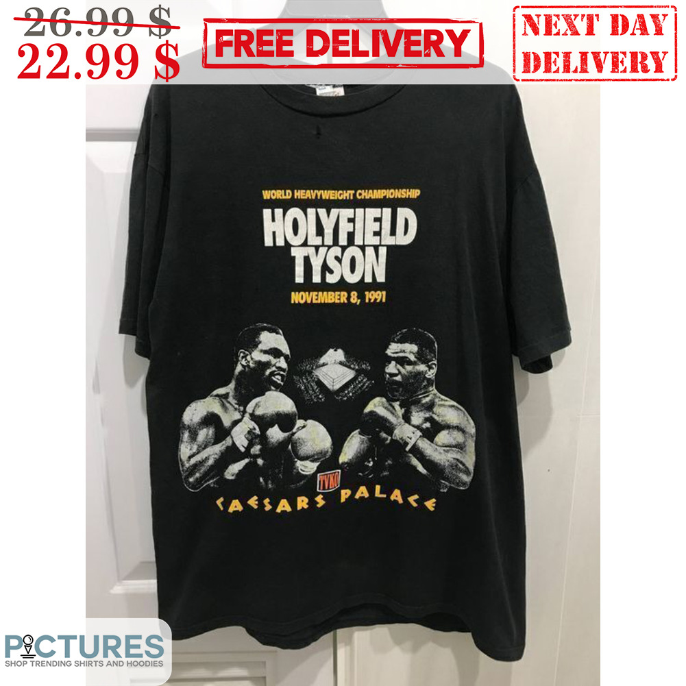 World Heavyweight Championship Holyfield Tyson November 8 1991 Shirt