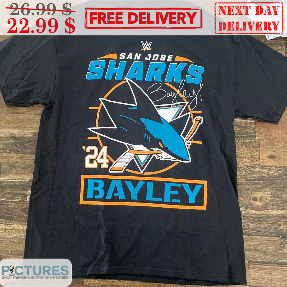 San Jose Sharks Bayley 24 Signature Shirt