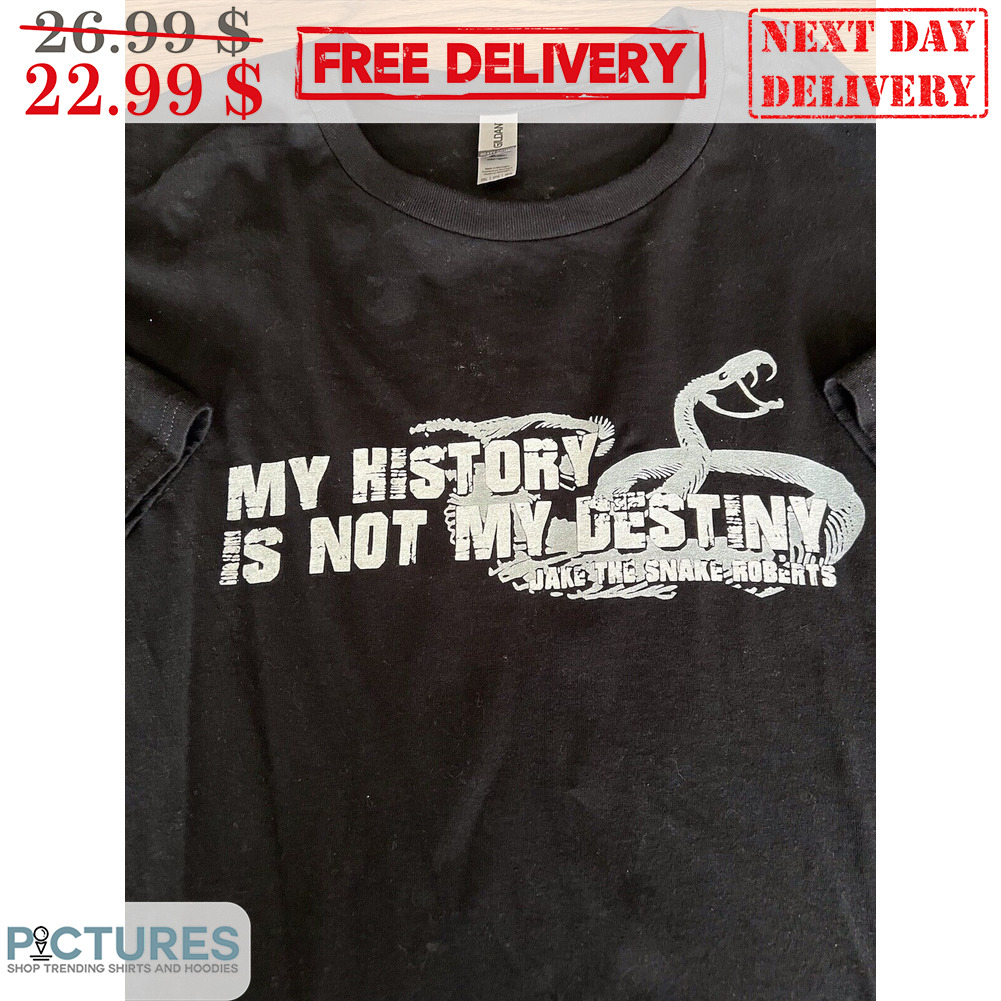 My History Is Not My Destiny Jake The Snake Roberts Shirt