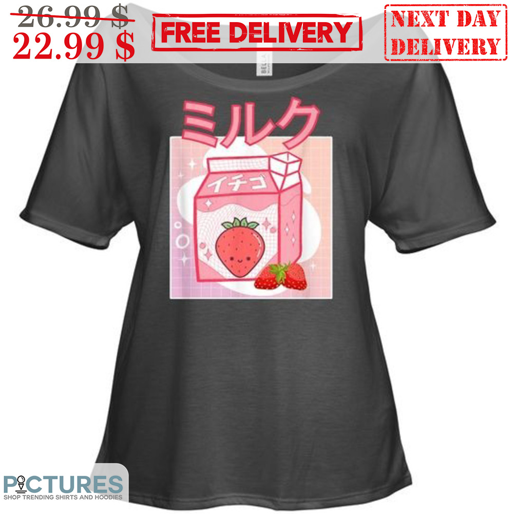 Pink Strawberry Milk Cute Retro Shirt