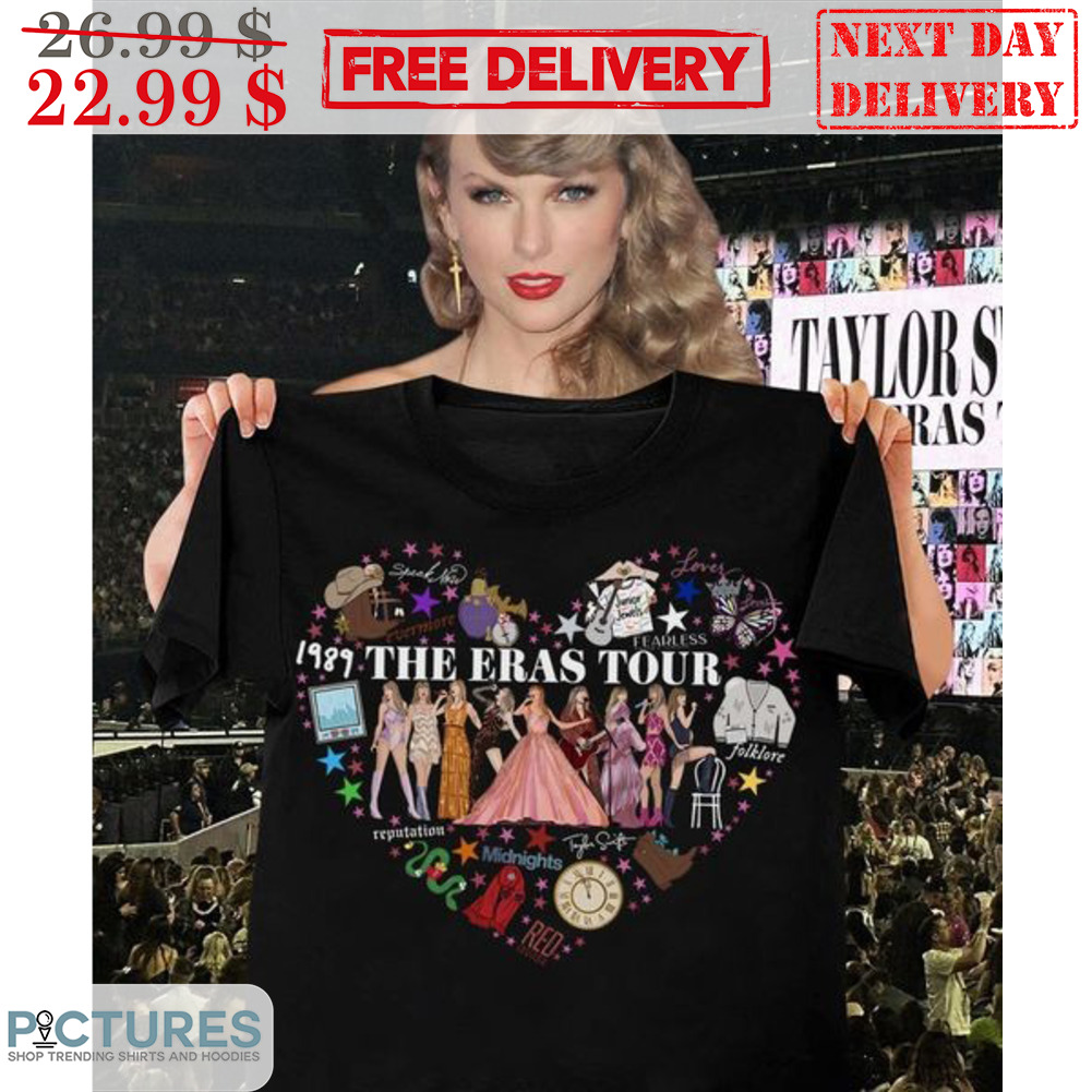 Swifties Heart The Eras Tour Shirt