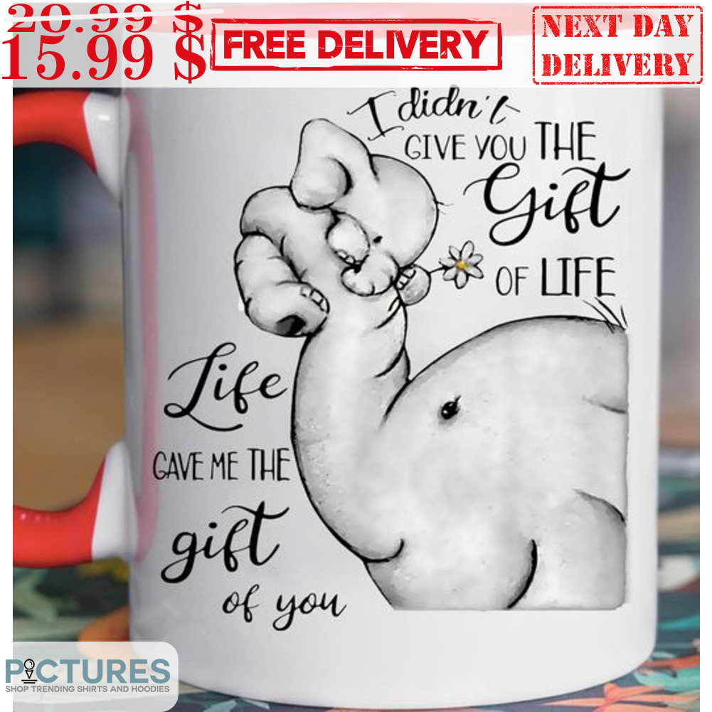Elephant I Didn't Give You The Gift Of Life Mug