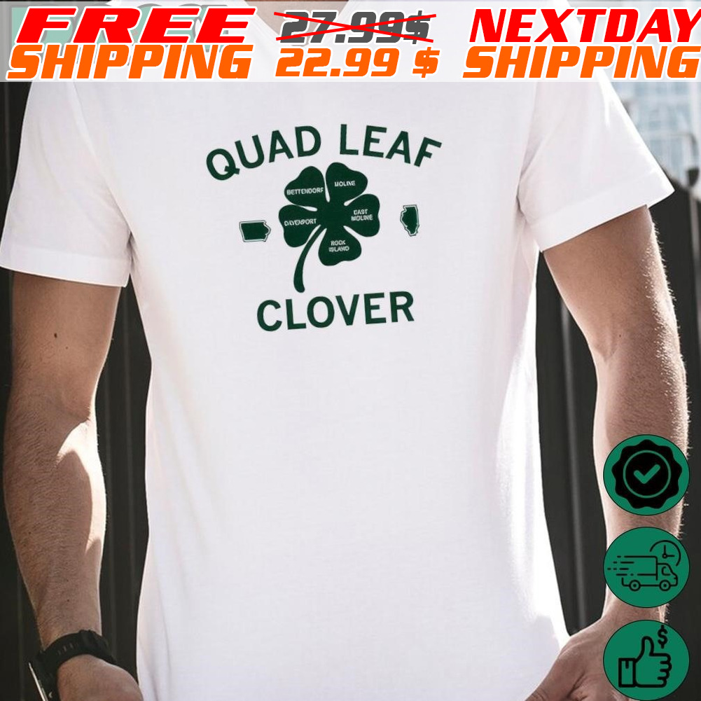 Quad Leaf Clover St Patrick's Day Shirt