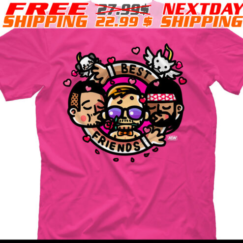 Get in Good Best Friends Orange Cassidy Valentine's Day Shirt