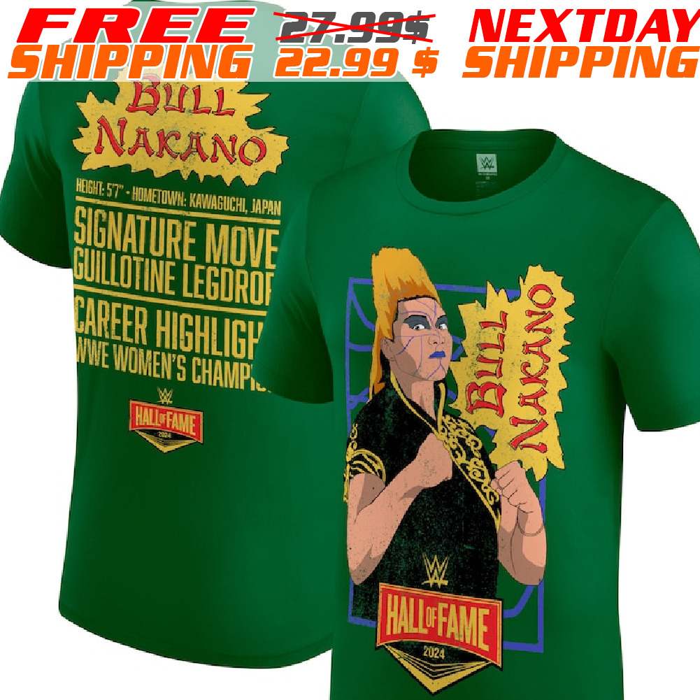 Bull Nakano Hall of Fame Signature Move Guillotine Legdrop shirt