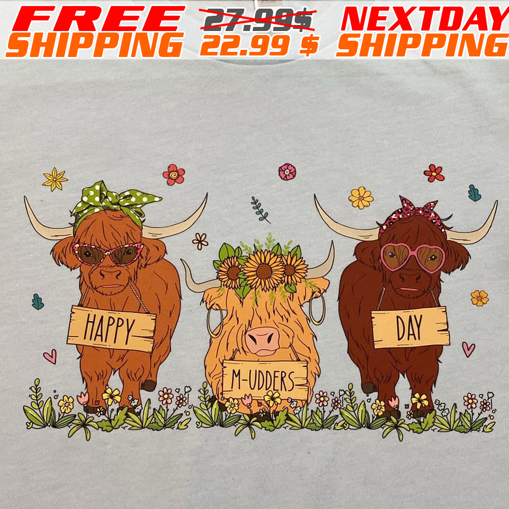 Heifer Happy M-Udders Day Shirt