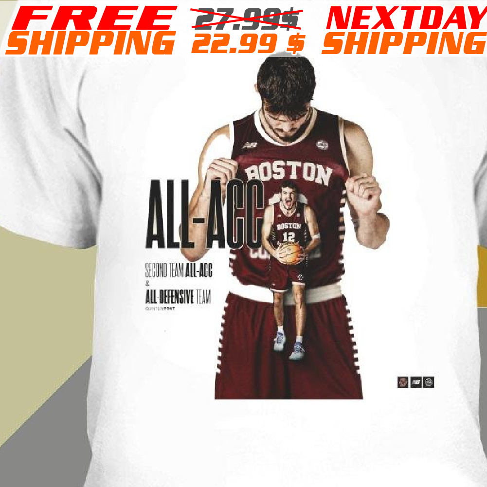 All Acc Second Team All Acc & All Defensive Team Quinten Post Shirt