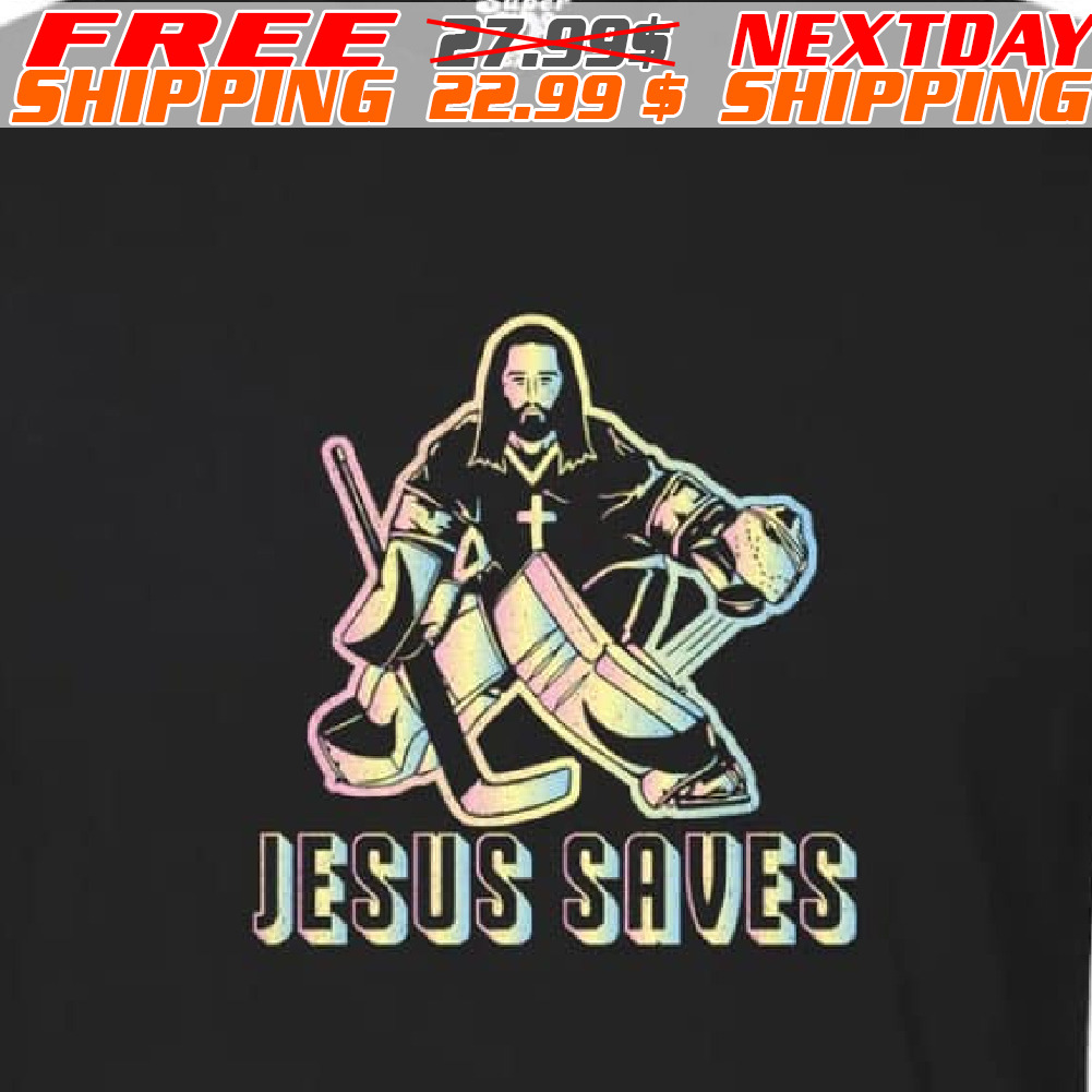 Jesus Saves Hockey Shirt