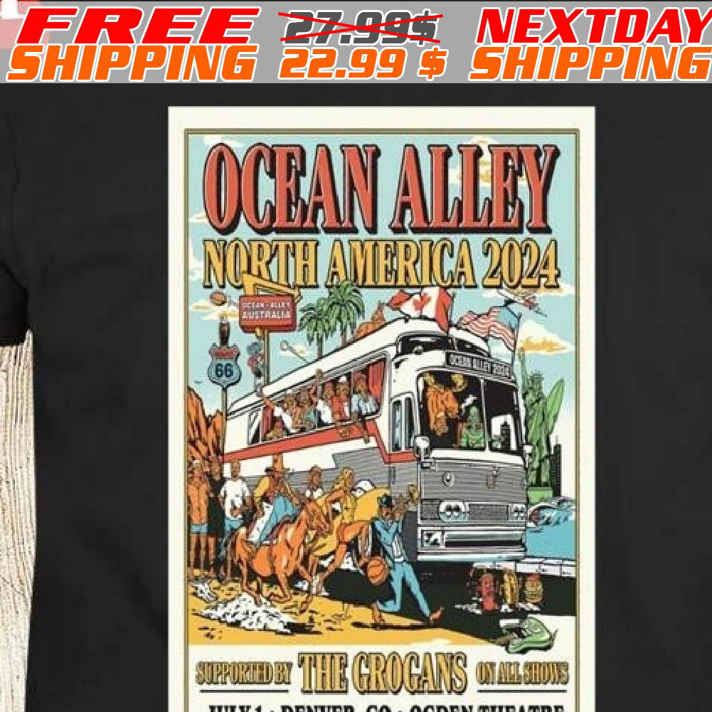 Ocean Alley United Kingdom Tour 2024 Shirt