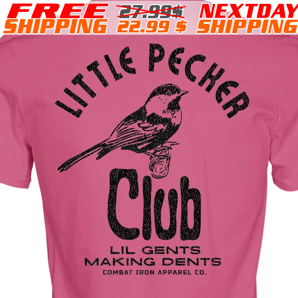 Little Pecher Club Lil Gents Making Dents Combat Iron Shirt