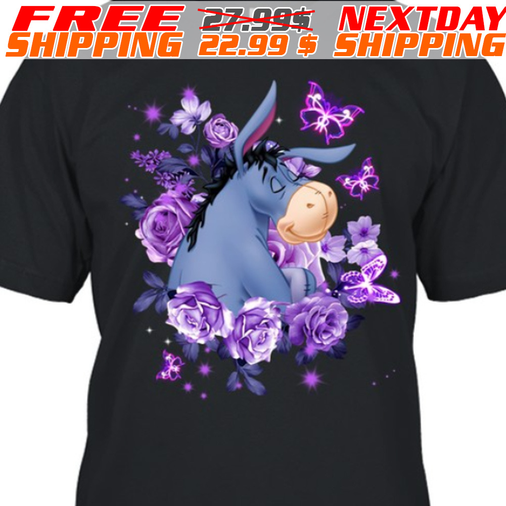 Eeyore Purple Rose Shirt
