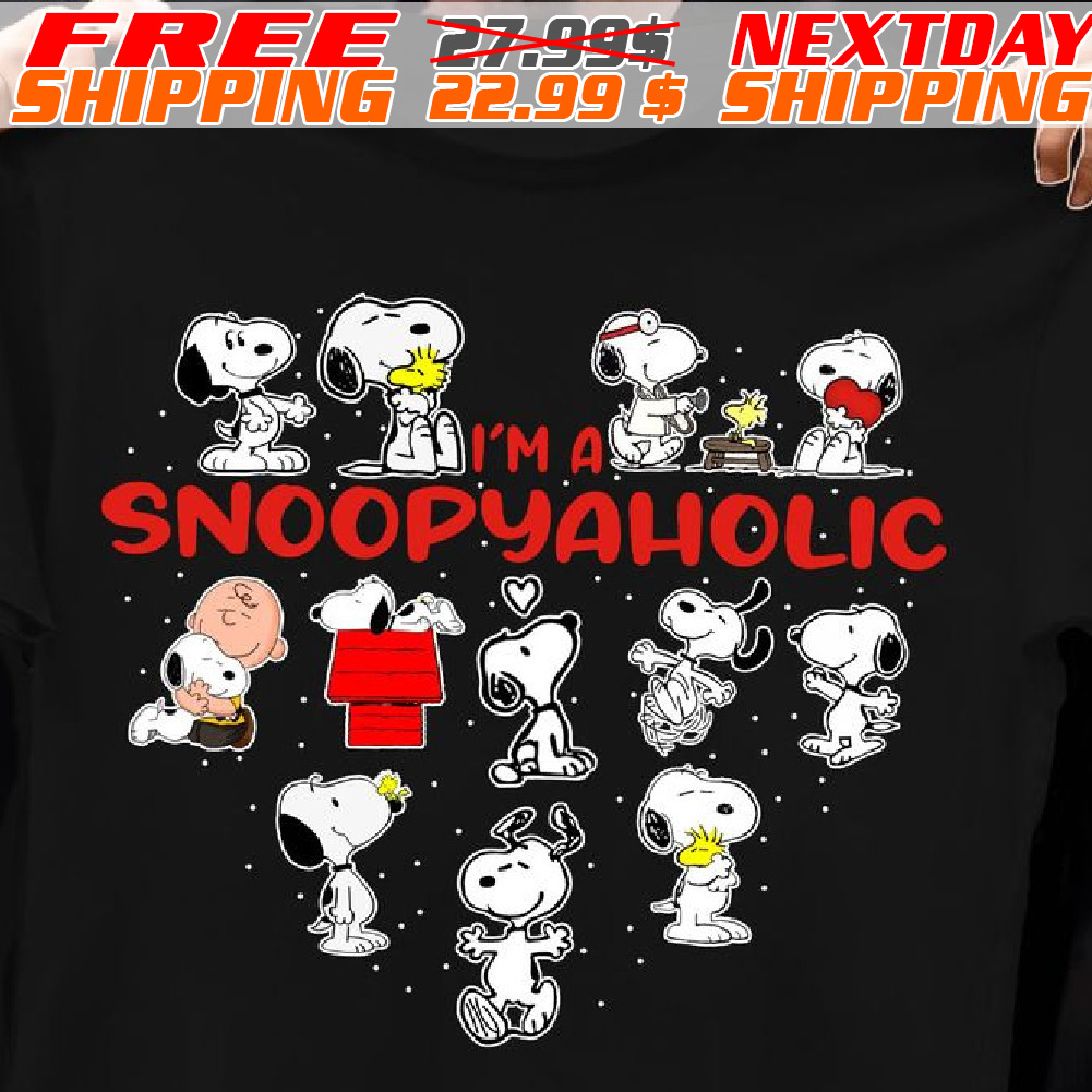 Heart I Am A Snoopy Aholic Shirt