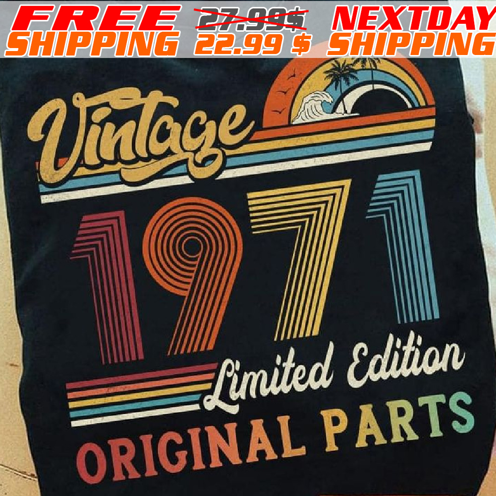 Vintage 1971 Limited Edition Original Parts Shirt