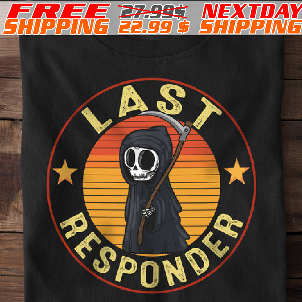 Grim Reaper Last Responder Logo Shirt