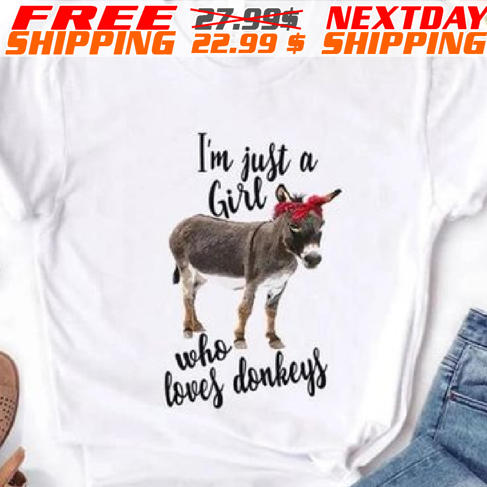 Donkey I Am Just A Girl Who Loves Donkeys Shirt