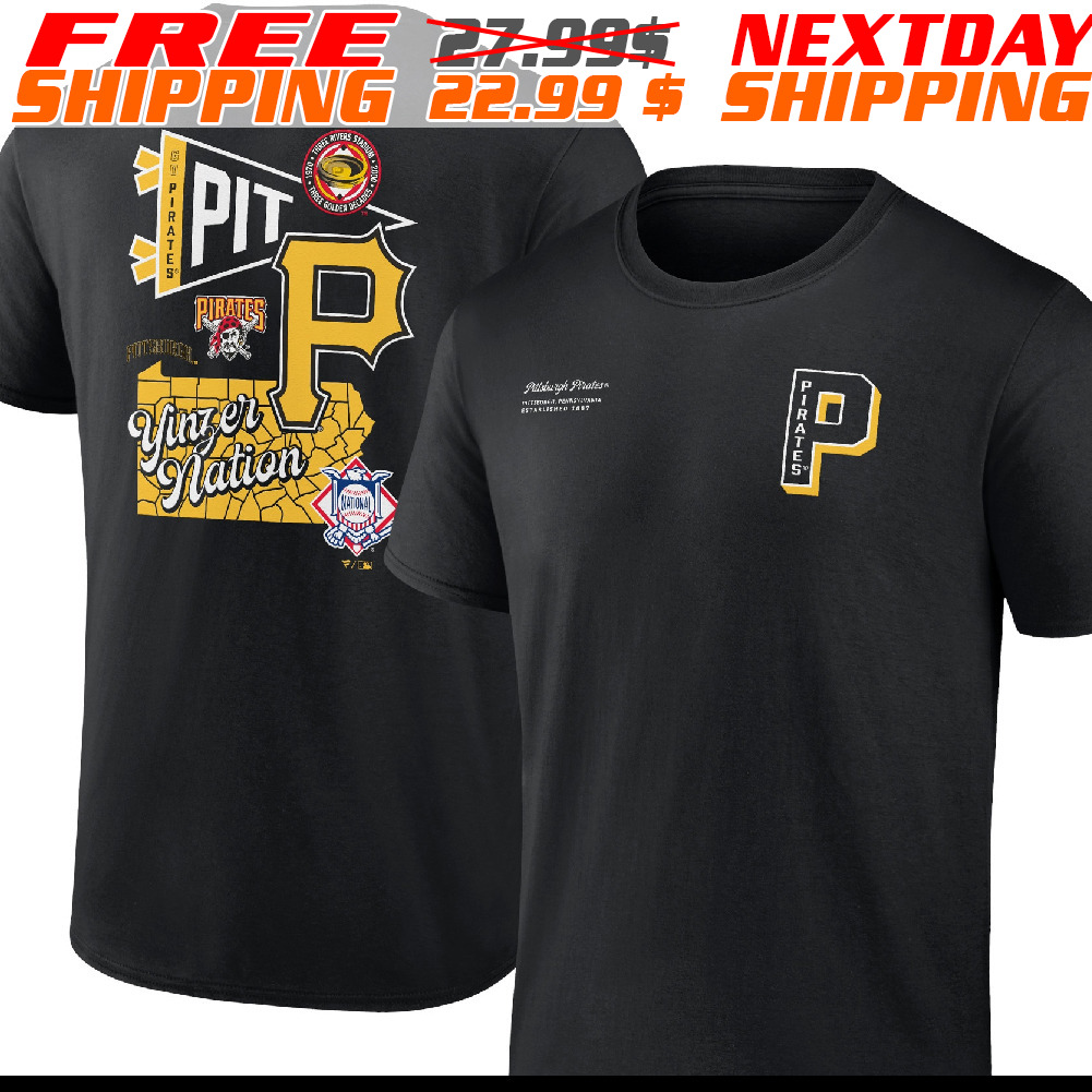Pittsburgh Pirates Fanatics Branded Split Zone Shirt