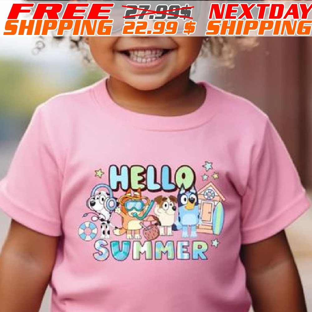 Bluey Hello Summer Shirt