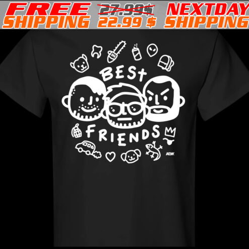 Best Friends And Orange Cassidy Doodle Shirt
