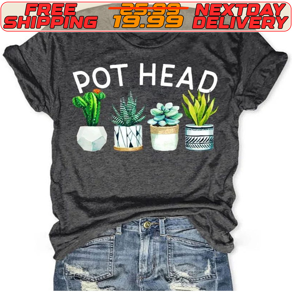 Cactus Pot Head Shirt