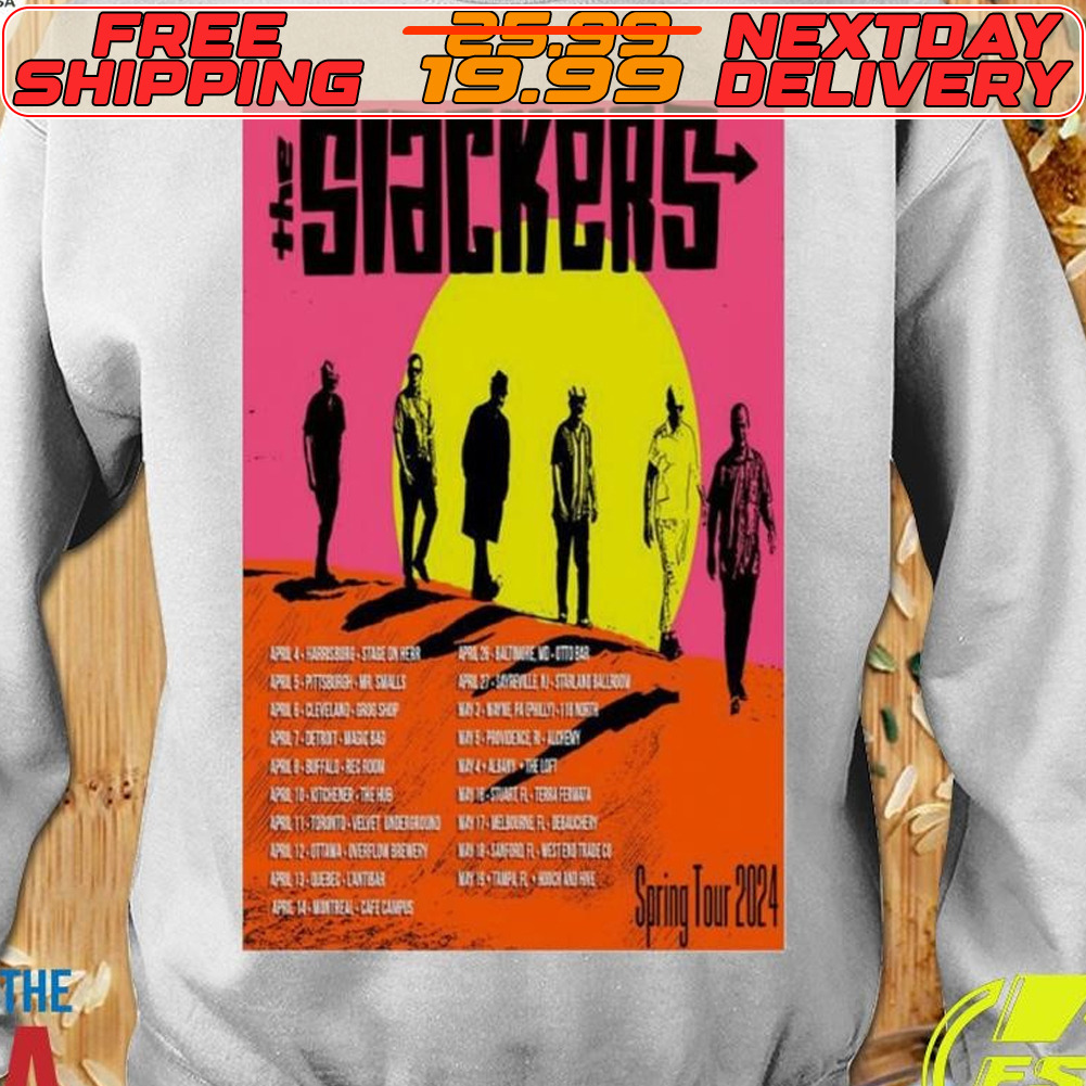 The Slackers Spring Tour 2024 Poster Shirt