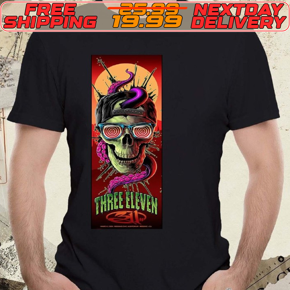 311 Mar 2 2024 Redding Civic Auditorium Redding CA Poster