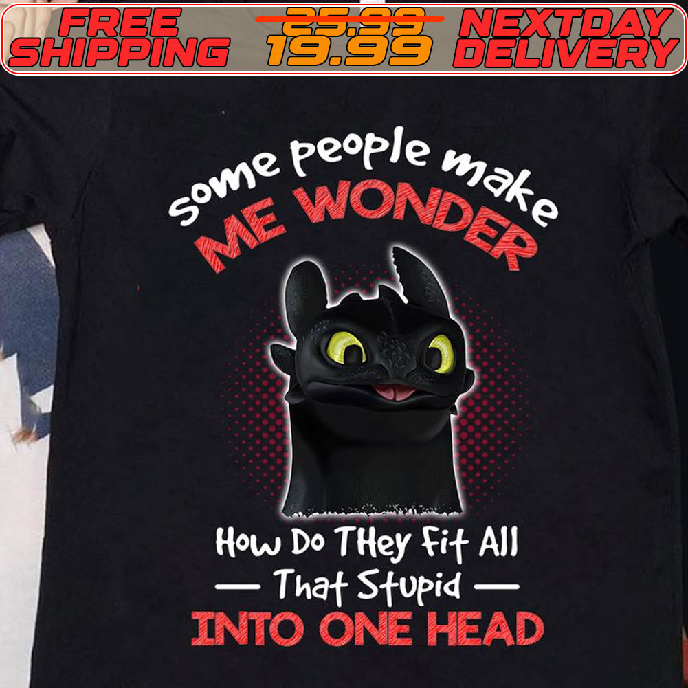 Toothless Some People Make Wonder How Do They Fit All That Stupid Into One Head Shirt