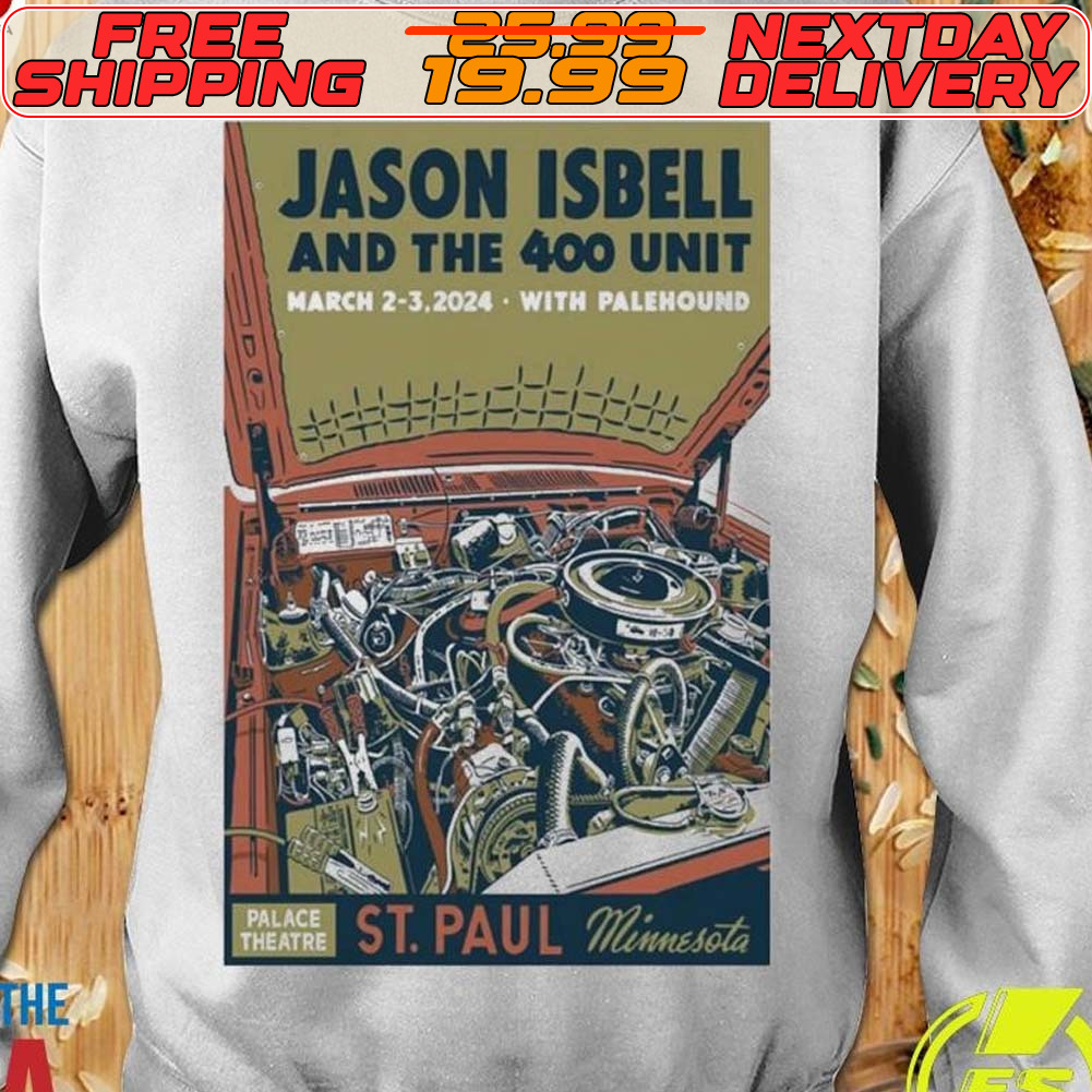 Jason Isbell And The 400 Unit St Paul MN March 23 2024 Poster Shirt
