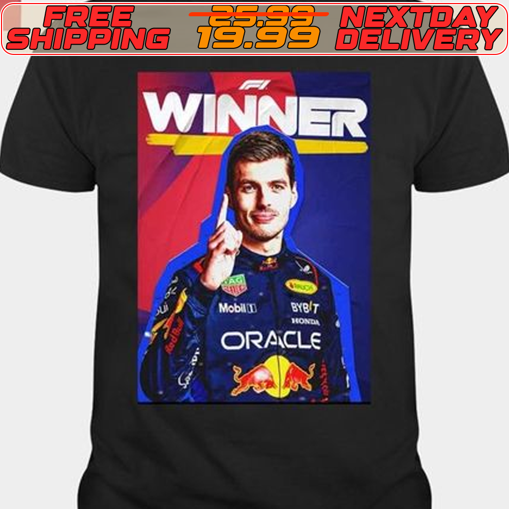 Max Verstappen Oracle Red Bull Racing Win In F1 Bahrain GP Shirt