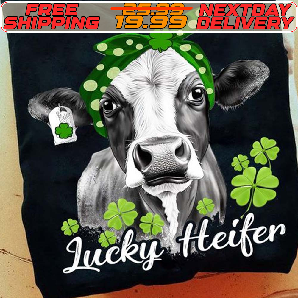 Cow Lucky Heifer St. Patrick's Day Shirt