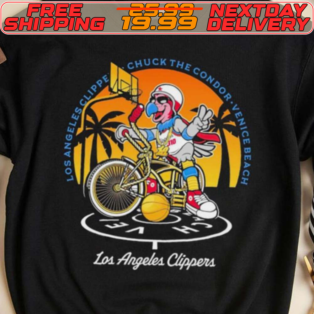Los Angeles Clippers Chuck The Condor Venice Beach Logo Shirt