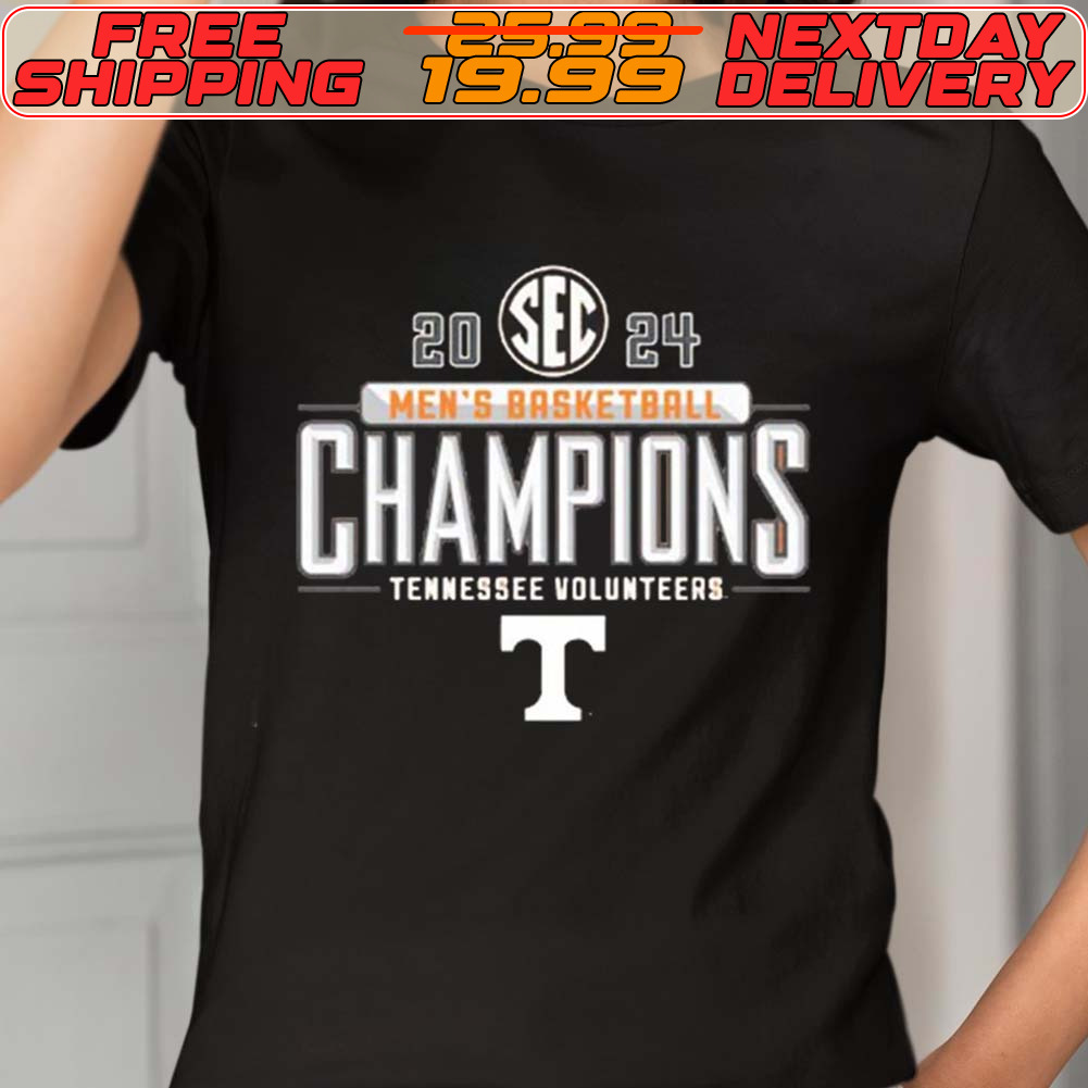 Volunteers 2024 Sec Men’s Basketball Champions Shirt