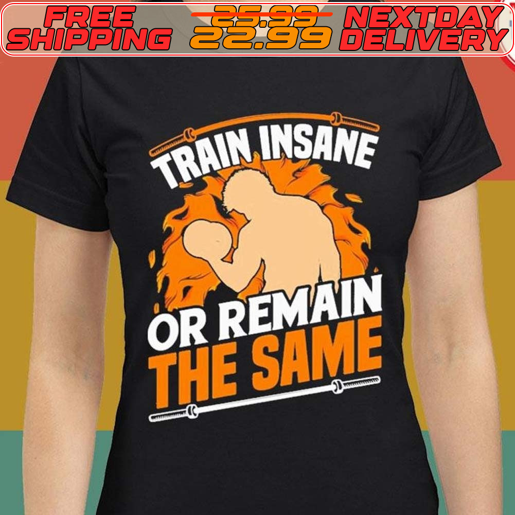 Train Insane Or Remain The Same Bodybuilding Gym Shirt