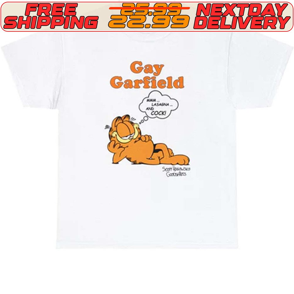 Gay Garfield The Cat Vintage Shirt