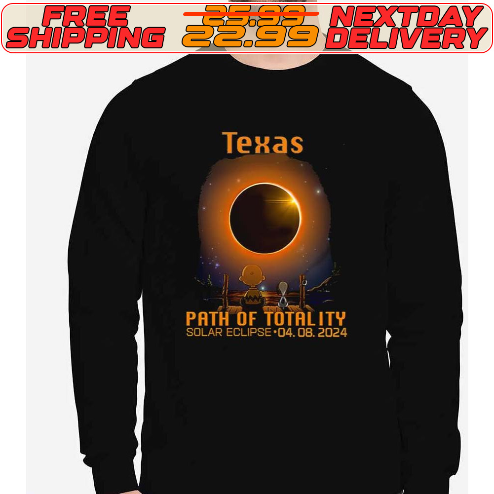 Texas Path Of Totality Solar Eclipse April 8st 2024 Shirt